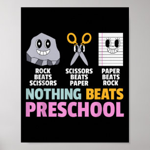 Poster Rien Ne Fait Mieux Que L'Enseignement Préscolaire 