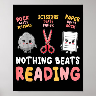 Poster Rien ne vaut la lecture d'un rock paper scissors d