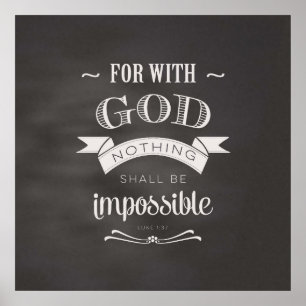 Poster Rien n'est impossible