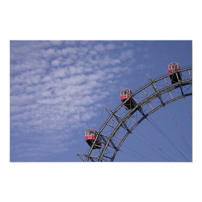 Poster Riesenrad Dans Prater Vienne Autriche (Devant)