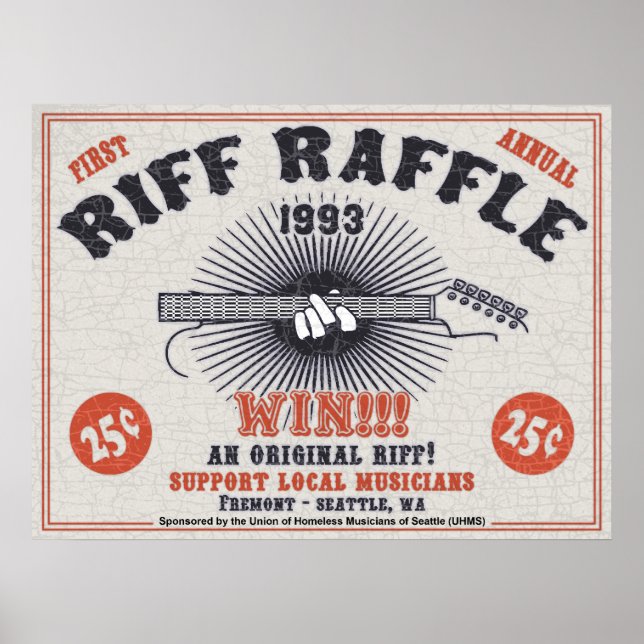 Poster Riff Raffle (Devant)