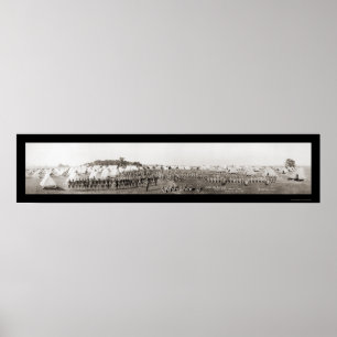 Poster Rifle Range Army WWI Photo 1913