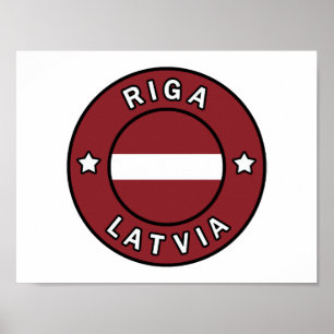 Poster Riga Lettonie
