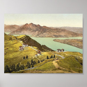 Poster Rigi Staffel et Pilatus, Rigi, classe Suisse