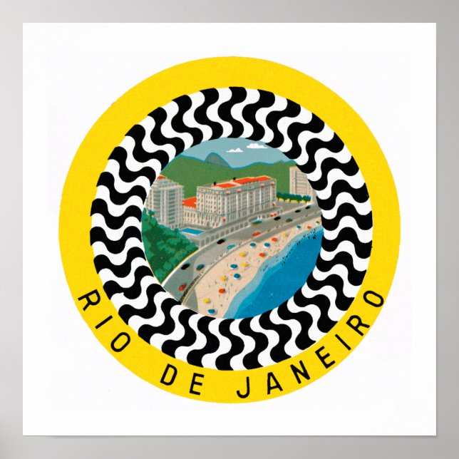 Poster Rio de Janeiro (Devant)