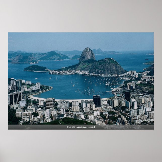 Poster Rio de Janeiro, Brésil (Devant)