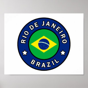 Poster Rio de Janeiro Brésil