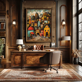 Poster Rio de Janeiro: Marvelous City - Whimsical Art