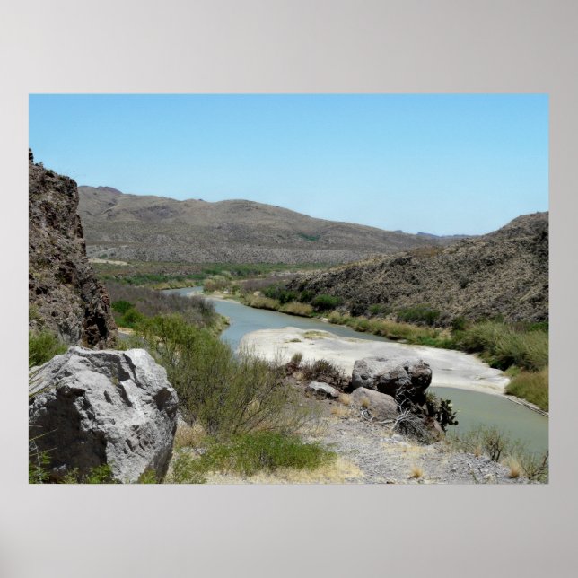 Poster Rio Grande River-Texas (Devant)