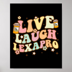 Poster Rire Lexapro Super Sensibilisation à la santé ment