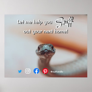 Poster rires de l'immobilier renifler votre prochaine mai