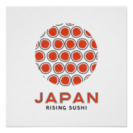 Poster Rising Sushi