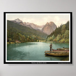 Poster Rissersee, Bavière supérieure, Allemagne