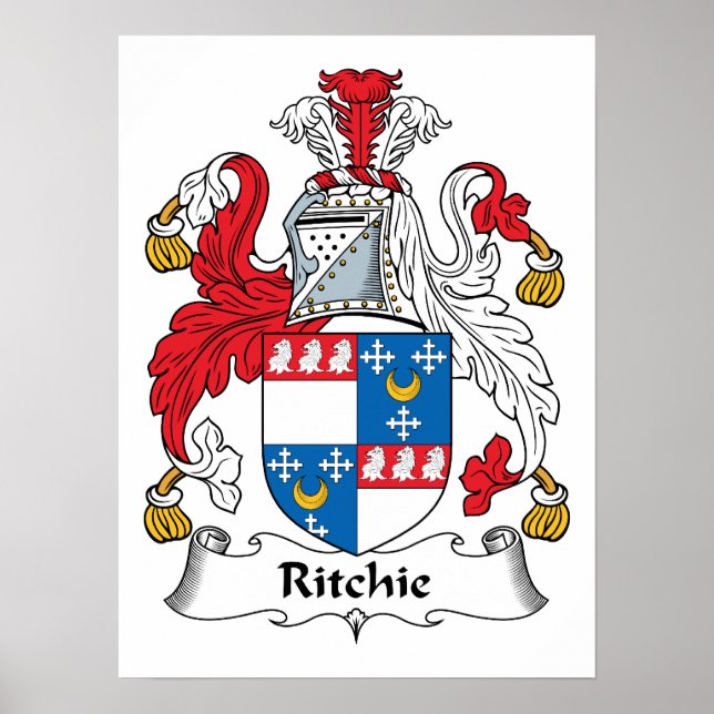 Poster Ritchie Family Crest (Devant)