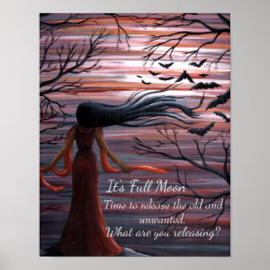 Poster Rituel de la pleine lune