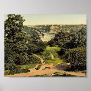 Poster River Avon de Clifton Downs, Bristol, Angleterre c