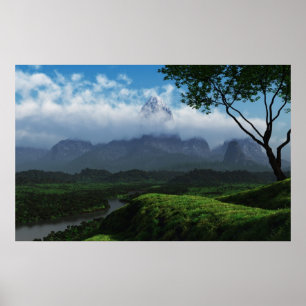 Poster River Valley (sans frontière)