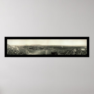 Poster Riverside CA Panorama Photo 1907