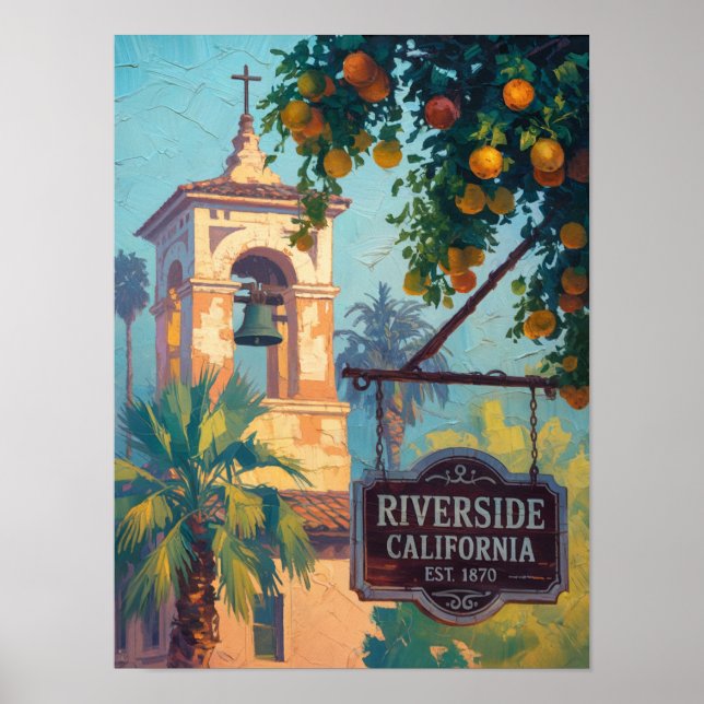 Poster Riverside California (Devant)