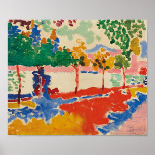 Poster Rives de la rivière Andre Derain