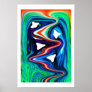 Poster Rivière de la vie