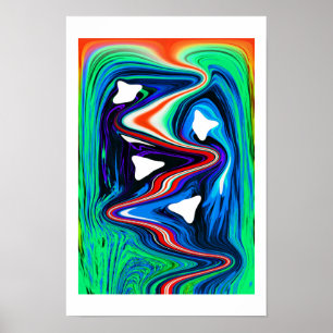 Poster Rivière de la vie