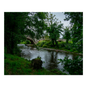 Poster Rivière Elwy sere et Pont de St Asaph