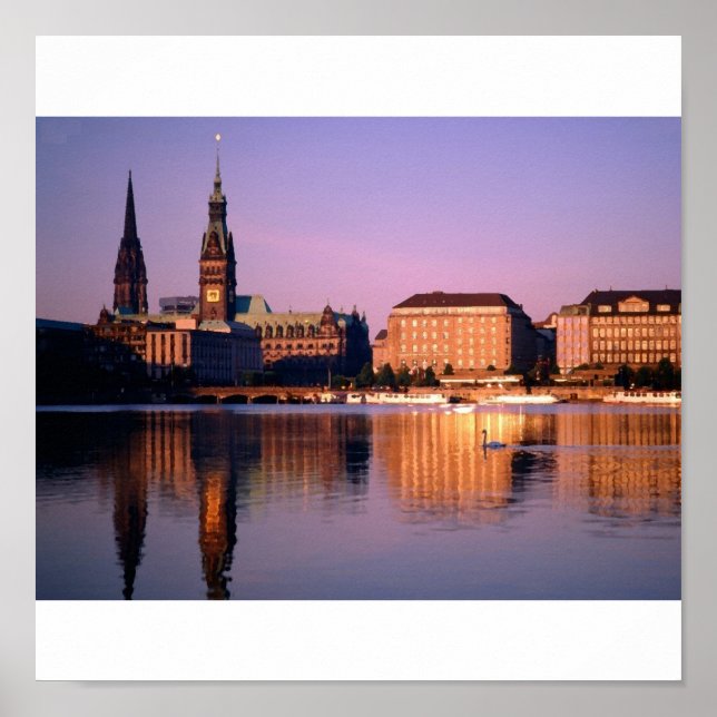 Poster rivière germanique (Devant)