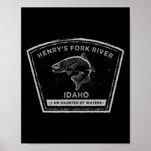 Poster Rivière Henry's Fork Idaho Pêche à la mouche