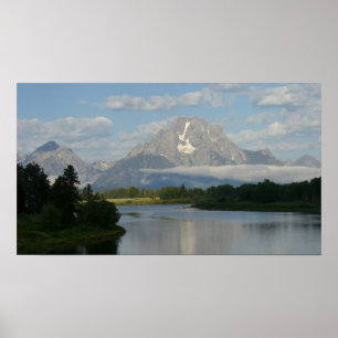 Poster Rivière Jackson Hole à Grand Teton National Park