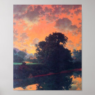 Poster Rivière Scutney Par Maxfield Parrish
