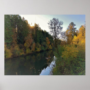 Poster Rivière Tualatin, Oregon