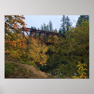 Poster Rivière Tualatin, Oregon