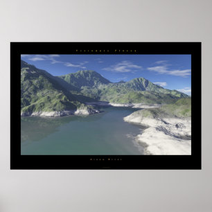 Poster rivière verte