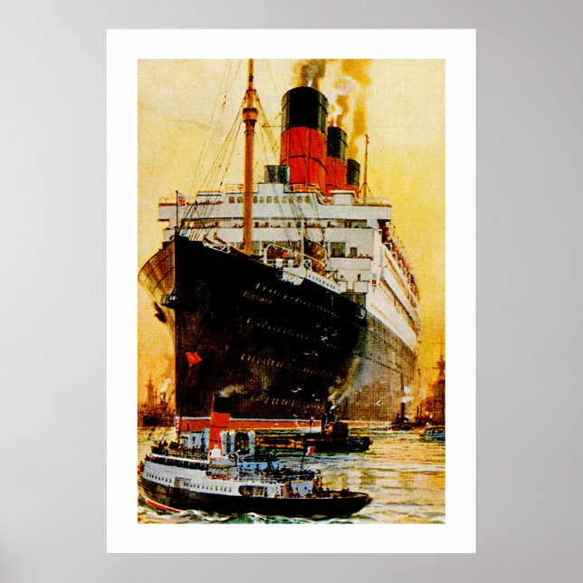 Poster RMS Berengaria (Devant)