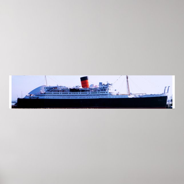 Poster RMS Queen Mary (Devant)