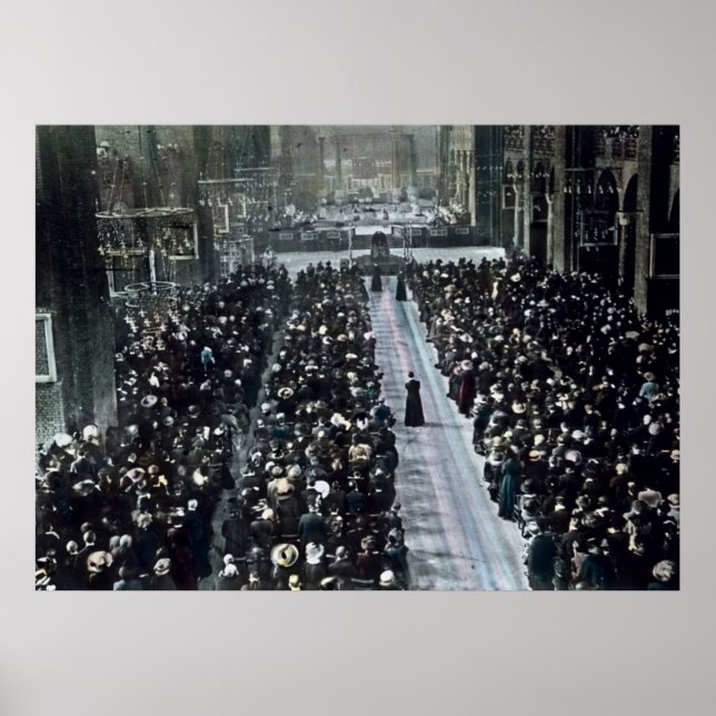 Poster RMS Titanic Funeral and Memorial Service 1912 (Devant)