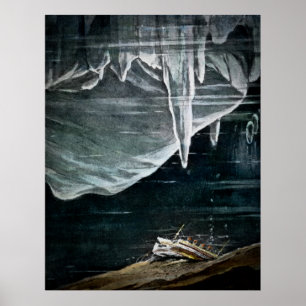 Poster RMS Titanic se trouve au fond de l'Océan