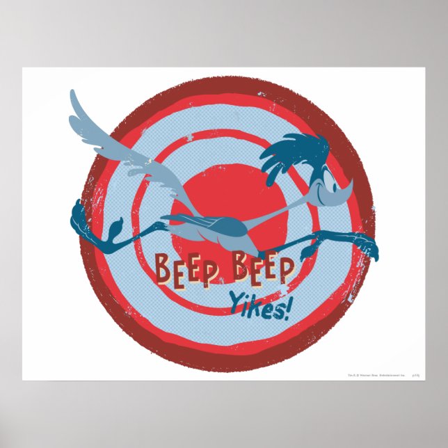 Poster ROAD RUNNER™ BEEP BEEP!™ Yikes! (Devant)
