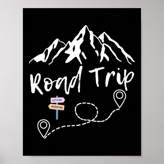 Poster Road Trip 2025 Family Vacation Matching Group Squa (Devant)