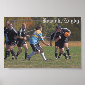 Poster Roanoke Rugby - Ben Call