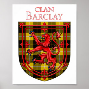 Poster Robe Barclay Tartan Scottish Plaid