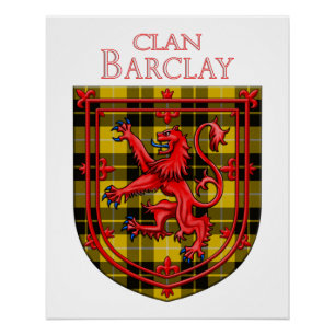 Poster Robe Barclay Tartan Scottish Plaid