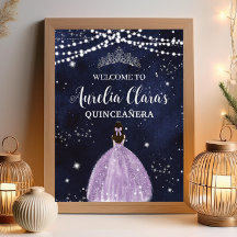 Robe de nuit rose Lilac Robe Argent Quinceañera