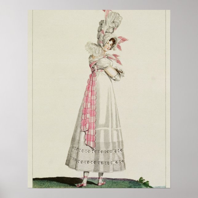 Poster Robe d'été, assiette de mode de 'Incroyables et M (Devant)