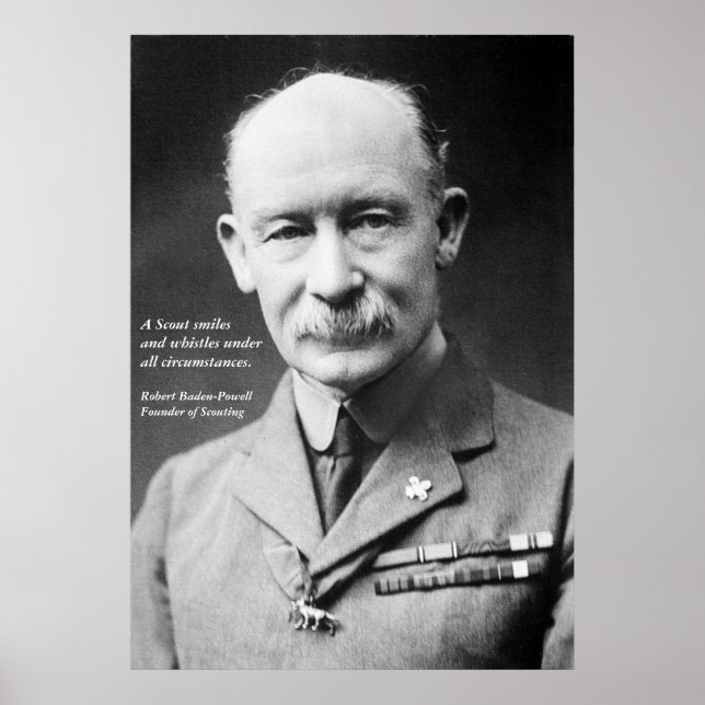 Poster Robert Baden-Powell (Devant)