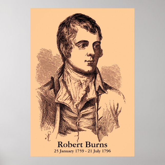 Poster Robert Burns (Devant)