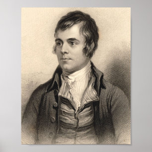 Poster Robert Burns Portrait