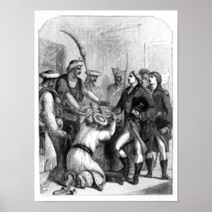 Poster Robert Clive recevant le "Diwani" du Bengale