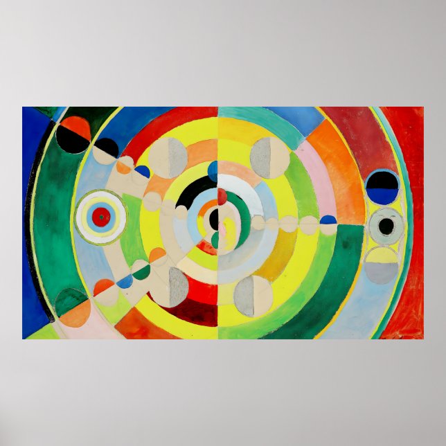 Poster Robert Delaunay - Disque-Relief - Abstrait (Devant)